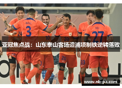 亚冠焦点战：山东泰山客场遭浦项制铁逆转落败